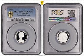 2006 5C Young Bust Ag PR70DCAM