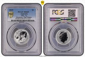 2015 $1 NRL Ag Moments That Matter MS69