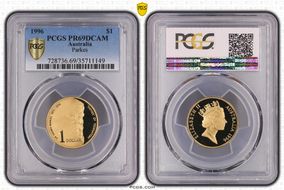 1996 $1 Parkes PR69DCAM