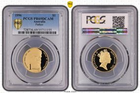 1996 $1 Parkes PR69DCAM