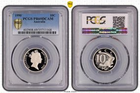1990 10C PR69DCAM