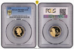 1990 $2 PR70DCAM