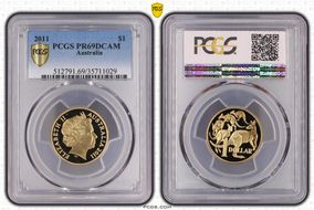 2011 $1 PR69DCAM