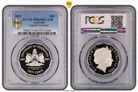2001 50C Capital Territory PR69DCAM