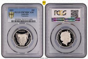 2001 20C Tasmania PR70DCAM