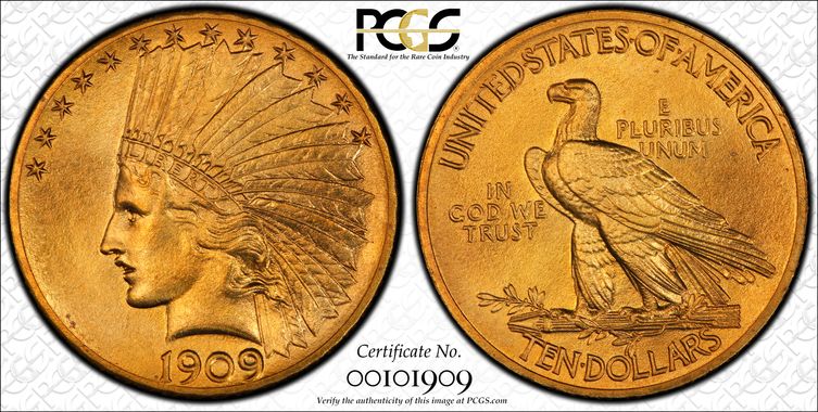 Cert 00101909 - Coin Image