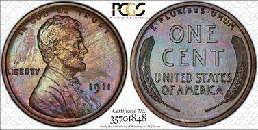 1911 1C PR65BN