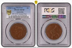 1950 Y. (p) 1D XF45BN