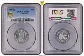 1954(m) 6D MS64
