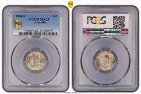 1944-S 6D MS63