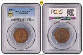 1919(C) 1/4 An SW-8.349 MS63BN