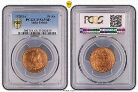 1928(B) 1/4 An SW-8.369 MS65RD