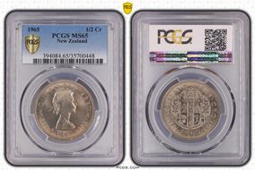 1965 1/2 Cr MS65