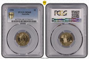 1990 $2 MS68