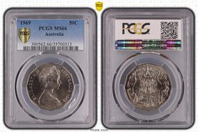 1969 50C MS66