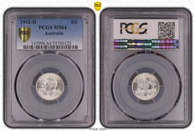 1942-D 6D MS64