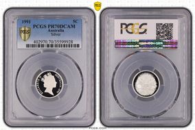 1991 5C Silver PR70DCAM