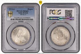 1911(C) Rupee SW-8.11 MS62