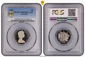 1969 10C PR69DCAM