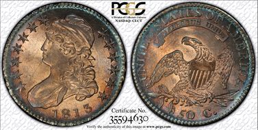 1813 50C O-106a MS64