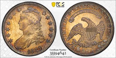 1819 50C Overton 112a MS64+