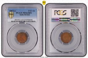 1887(C) 1/12 An SW-6.627 MS63BN