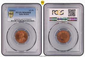 1936(C) 1/2 Pc SW-8.528 MS64RB