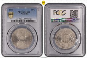 1971 50C MS64