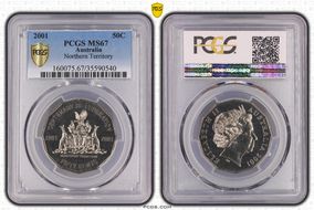 2001 50C Northern Territory MS67