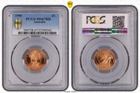 1990 2C MS67RD