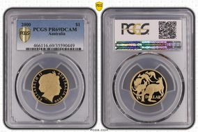 2000 $1 PR69DCAM