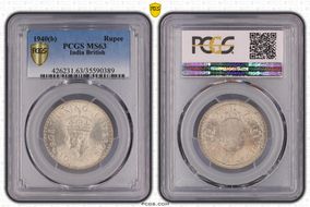 1940(B) Rupee SW-9.17 MS63