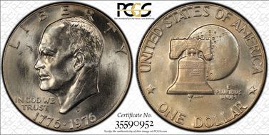 1976-D $1 Type 2 MS67