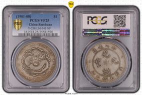 (1901-08) $1 LM-345 NF 庫 CN VF25