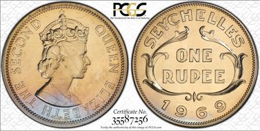 1969 Rupee PR64