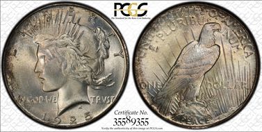 1925 $1 MS66+