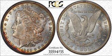 1893-CC $1 MS62