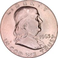 1963-D 50C MS65+ FBL