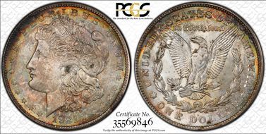 1921-D $1 MS66