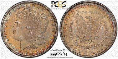 1882 $1 MS66
