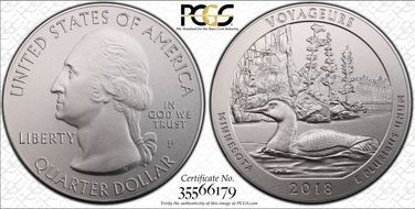 2018-P 25C Voyageurs NP 5 oz Silver First Strike SP70