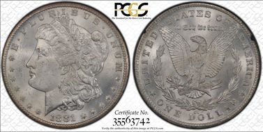 1881-CC $1 GSA Hoard MS63