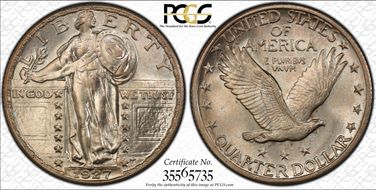 1927 25C MS64FH