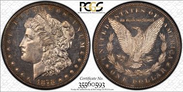 1878-S $1 VAM 60 Long Arrow Shaft MS63DMPL