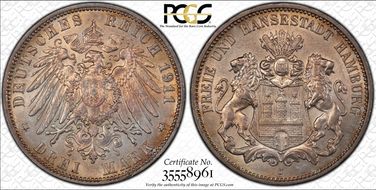 1911-J 3 Mk J-64 AU58