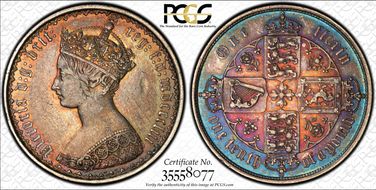 1853 Florin S-3891 XF45