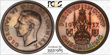 1937 Shil S-4083 Scottish Rev PR65