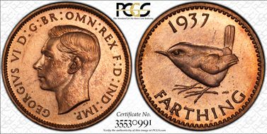 1937 1/4D S-4116 PR65RD