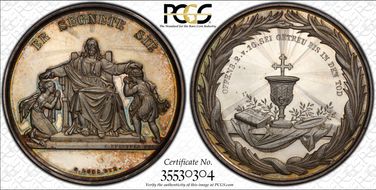 No Date Medal  Baptism Sommer-P142/2 Silver SP64