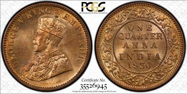 1930(C) 1/4 An SW-8.373 MS64+ RD